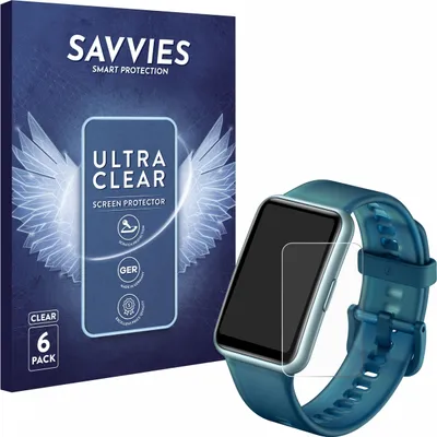 Produktbild von 6x Für Huawei Watch Fit Special Edition Schutzfolie Savvies Displayschutz Display Schutz Folie Klar Transparent