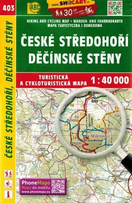 Produktbild von Wanderkarte Tschechien Ceske stredohori, Decisnke steny 1 : 40 000