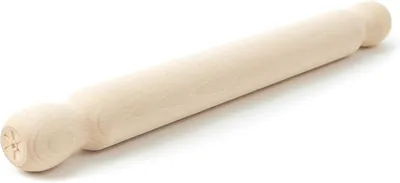 Imagen del producto de Rodillo de madera, 40 x 4 cm, ideal para extender masa de pizza y pasta