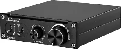 Obrázek produktu pro Digitální zesilovač, maximální výkon 100 W, frekvenční odezva 20 Hz-20 kHz, kompatibilní impedance 4-8 ohmů, THD 0,03 %, provozní napětí DC12-24 V