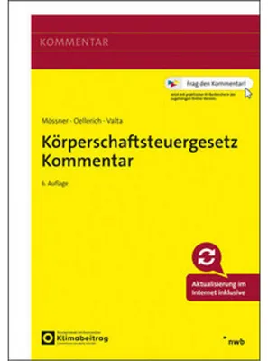 Produktbild von Körperschaftsteuergesetz Kommentar