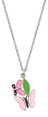 Produktbild von Scout Kinder Halskette Kette Silber Blume gelb Girls 261102200