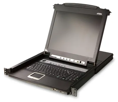 Obrázok produktu pre ATEN CL5708M - 1920 x 1200 Pixel - WUXGA - Rack-Einbau - 25,1 W - 1U - Schwarz