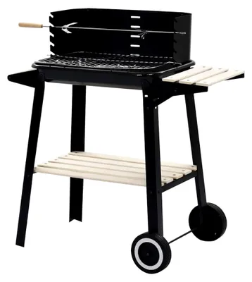 Produktbild von Holzkohle Standgrill Gartengrill Grillwagen Barbecue BBQ Smoker