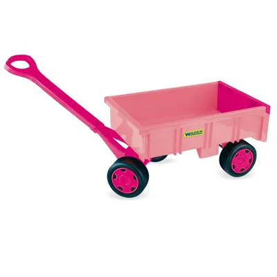 Produktbild von 95 cm Riesiger rosa Schüttgut-Anhängerwagen