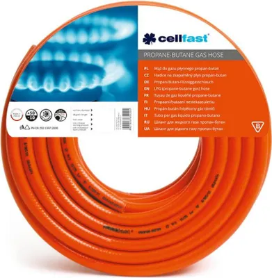 Image de Tuyau de gaz propane-butane Cellfast 9X2.5X25M