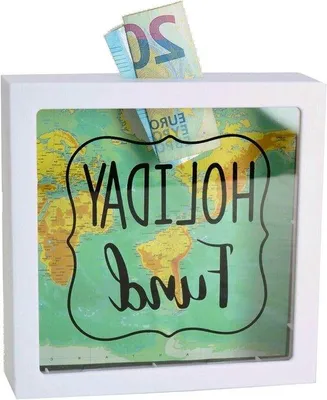 Immagine prodotto di Libretto di risparmio "Fondo vacanze" bianco, 15 cm