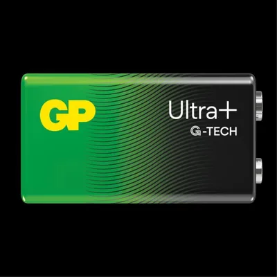 Obrázok produktu pre GP Ultra Plus Alkalická 9V batéria, 1604AUP/6LF22, 1 balenie