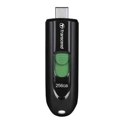 Produktbild von Transcend JetFlash 790C, 256 GB, USB Typ-C, 3.2 Gen 1 (3.1 Gen 1), Schutzhülle, 4,9 g, Schwarz