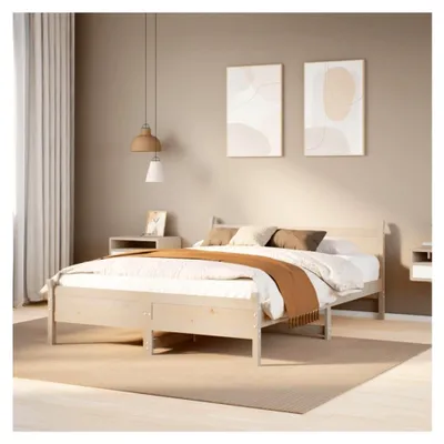 Produktbild von Bettgestell 140x190 cm aus Massivholz Kiefer
