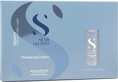 Obrázek produktu pro Intenzivní vlasová kúra Semi Di Lino Density (Thickening Lotion) 6 × 13 ml