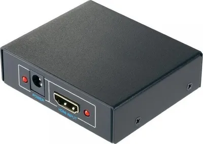 Immagine prodotto di SPEAKA PROFESSIONAL Splitter HDMI a 2 porte Compatibile con l'Ultra HD, riproduzione 3D possibile 3840 x 2160 pixel Sch