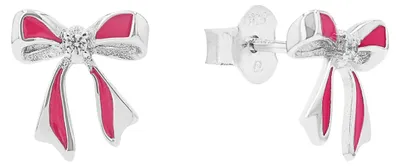 Produktbild von Lillifee Mädchen Ohrstecker 2040628 Schleife Silber 925