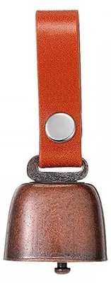 Produktbild von Halsband für Hunde mit Lederknoten und Bronzefinish, Lawaaimaker-Design