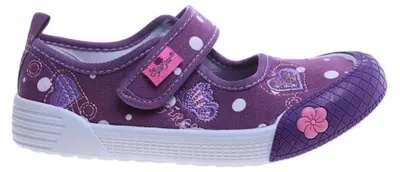 Produktbild von Kinder Klettverschluss Turnschuhe Jungen Mädchen Freizeitschuhe in Lila Amelis Gr.30