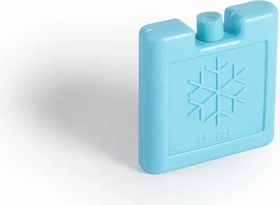 Produktbild von 3er Set Ibili Kühltabletten, Kunststoff, 7,5x7,5x1,8 cm, 60 ml, blau