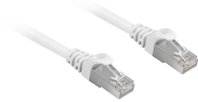 Produktbild von Patchkabel RJ45 Cat.6a SFTP (weiß, 25 cm, LSOH (Halogenfrei))