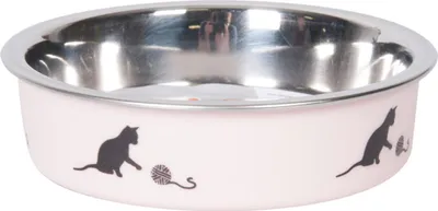 Produktbild von Karlie Ascar - Katzennapf - Edelstahl - Rosa - 160 ml - Durchm.10 cm