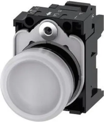 Obrázok produktu pre Siemens 3SU1102-6AA60-3AA0, Biela, IP67, IP69K, 39,5 g, 80 mm, 60 mm, 30 mm