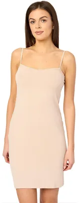 Produktbild von Merry Style Damen Unterkleid Unterrock verstellbare Träger MS10-203 (Beige, S)