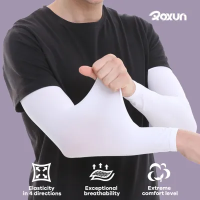 Produktbild von Armsleeves für Herren und Damen, 4 Paar, UV-Schutz, atmungsaktiv, für Sport