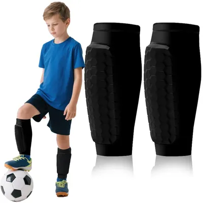 Productafbeelding van Ademende en antislip voetbalbeschermers voor kinderen
