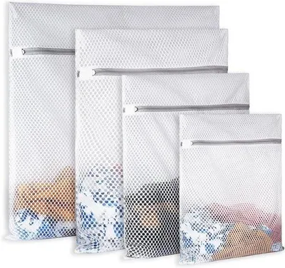 Productafbeelding van Extra grote waszak set voor lingerie, kleding en handdoeken - duurzaam en herbruikbaar, 125gsm