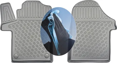 Produktbild von Z510258 TPE-Gummifußmatten kompatibel mit  Mercedes Vito Tourer BASE Langversion Lang W447 Kombi  2014- 1. Sitzreihe