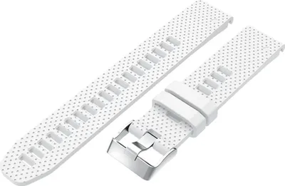 Produktbild von INF Silikon-Uhrenarmband für Garmin Fenix 5S Plus Weiß