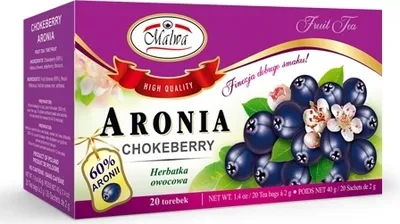 Produktbild von Herbata owocowa Aronia Malwa 20 torebek