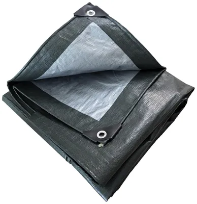Productafbeelding van Robuuste zeildoek met verstevigde oogjes - 3 x 4 meter, waterdicht