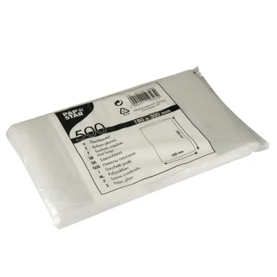 Obrázok produktu pre Papstar Flachbeutel 30 x 18cm transparent 500 Stück 12323