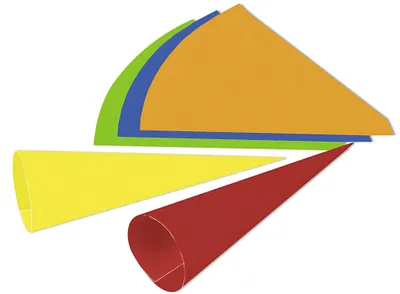 Produktbild von Ursus FK-SCHULTÜTEN 68CM HOCH,10ST.5F.SORTIERT