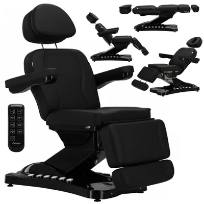 Obrázok produktu pre Elektrické kozmetické kreslo do kozmetického salónu na pedikúru, nastaviteľné, 3 motory, nožné ovládanie + diaľkový ovládač Peter