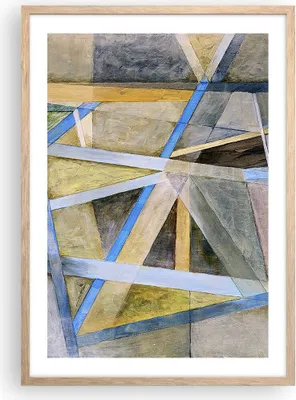 Produktbild von Gerahmtes Poster - Rahmen in heller Eiche - Abstraktion modern - 50x70 cm - Wand Bild - Wanddeko - Wandbilder - Wandposter - Bilderrahmen - Bilder - Kunstdruck - Wandbild - P2NPA50x70-3681