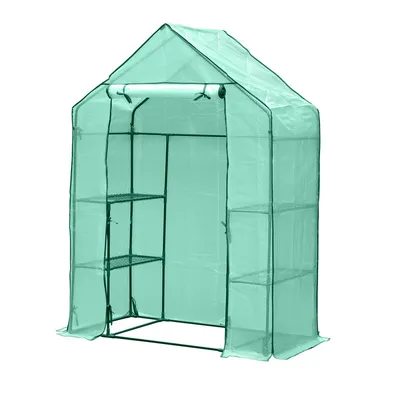 Immagine prodotto di Tenda in foglio Serra per pomodori Serra per pomodori Tenda in foglio riutilizzabile Verde 143x73x195cm
