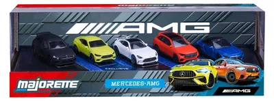 Produktbild von Majorette Mercedes-AMG Spielzeugauto Set - 5 Stück - Metallmodellautos
