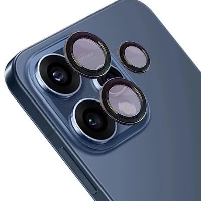 Produktbild von Glas für die Kamera für Oppo Reno 15, Bizon Glass Snap Lens, 1 Set, Schwarzer Rahmen