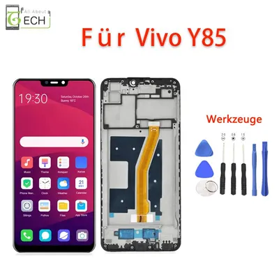 Produktbild von Für Vivo Y85 / V90 LCD Display mit Rahmen Bildschirm Touchscreen