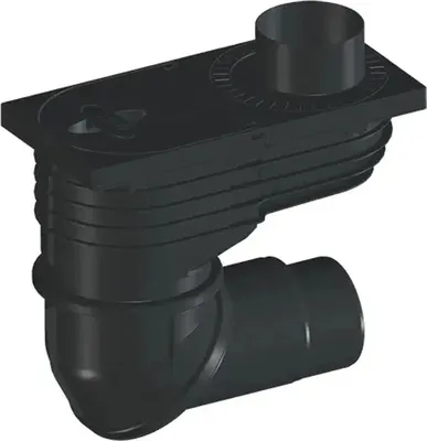 Produktbild von HL Hutterer & Lechner HL600N Regensinkkasten vertikal DN110/125 (Zu- und Abgang), 1 Stk.