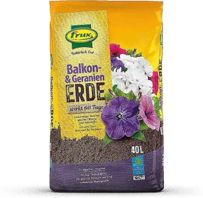 Produktbild von frux Balkonblumenerde Geranienerde 40l Petunienerde Blumenerde