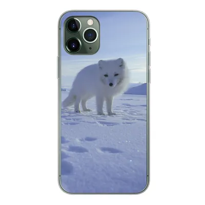 Produktbild von MuchoWow® Handyhülle Schutzhülle Hülle für iPhone 11 Pro Fuchs - Schnee - Berge Silikon Softcase Handy Hülle - Handy