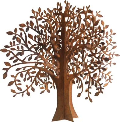 Produktbild von Metall Rost Gartendeko Edelrost rostige Garden Rost Deko Baum Lebensbaum Gartendeko Edelrost Tischdeko Metall Rostoptik Baum
