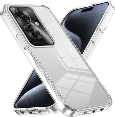 Produktbild von Hülle für Oppo Reno11F Rutschfest Kristallklare Stoßfeste TPU Bumper Handyhülle Transparent