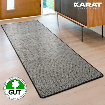 Produktbild von Teppich Geneva verschiedene Farben und Größen Anthrazit 80x150 cm