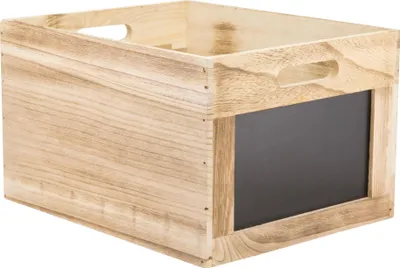 Produktbild von Securit Holzbox Tablecaddy mit 2 Kreidetafelflächen