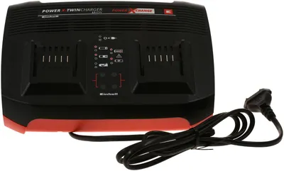 Produktbild von Einhell Power X-Change Zweifach-Ladegerät, Power-X-Twincharger 3A 4512069