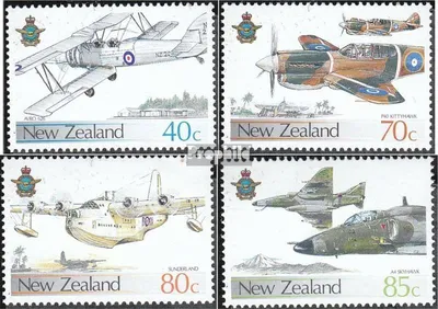 Produktbild von Briefmarken Neuseeland 1987 Mi 992-995 (kompl.Ausg.) postfrisch Flugzeuge