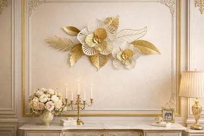 Produktbild von Wanddekoobjekt Blüten-/Blättermotiv