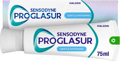Immagine prodotto di Sensodyne - Dentifricio - Proglasur Sbiancante delicato - Ravviva lo smalto - 75 ml - 1 pezzo